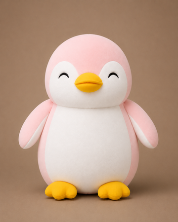 Premium Penguin Plush Toy (Pink)