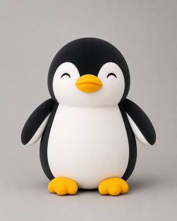 Premium Penguin Plush Toy (Black)